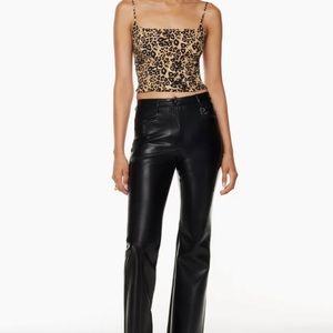 Aritizia Leopard Tank NWT